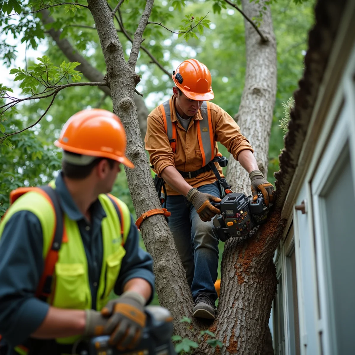 Fallen tree puncturing residential roof decking qualifying for North Carolina insurance coverage